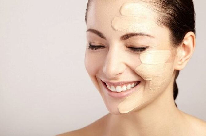 Usando cosméticos após o rejuvenescimento do laser