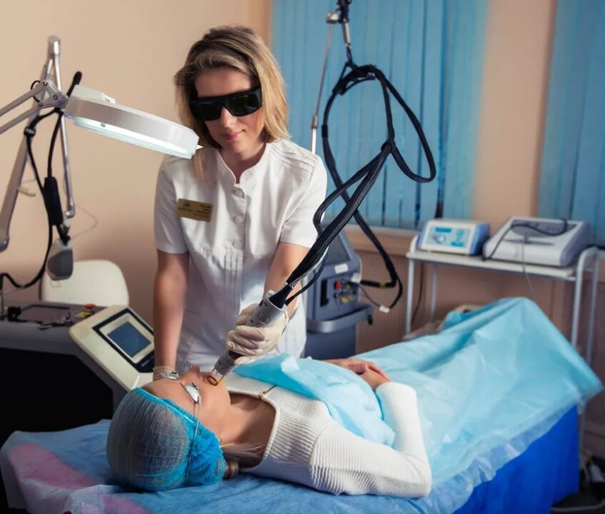 Aparelho a laser para rejuvenescimento facial
